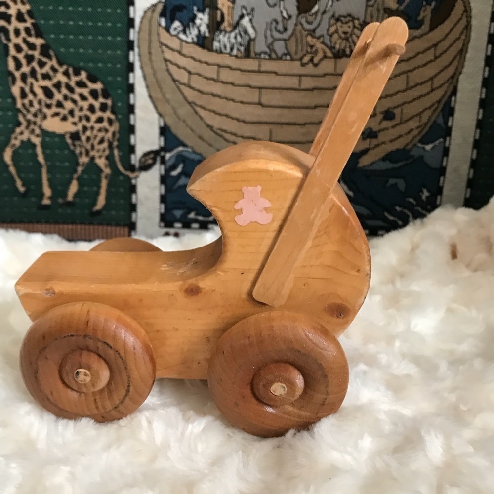 Rare Vintage 1960’s Wooden Car